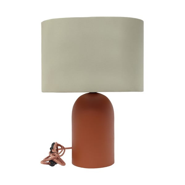 Barna-bézs asztali lámpa (magasság 41,5 cm) – Antic Line