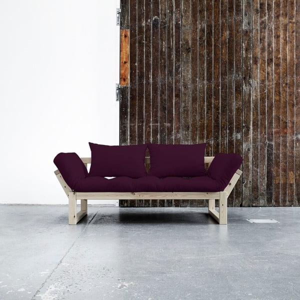 Edge Natural/Purple Plum állítható kanapé - Karup