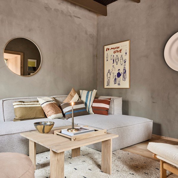 Natúr színű tölgyfa dohányzóasztal 75x75 cm Oy – OYOY Living Design-image-2