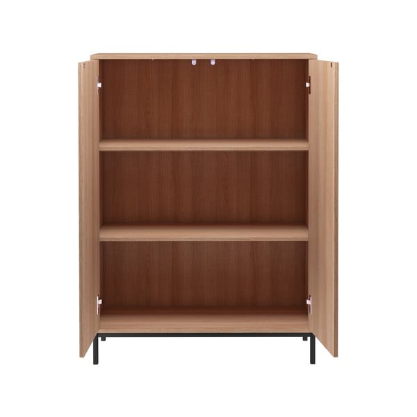 Natúr színű szekrény tölgyfa dekorral 80x110 cm Celine - Støraa-image-2