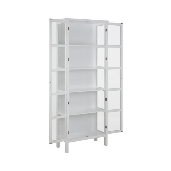 Eton fehér vitrin, magasság 210 cm - Actona-image-2