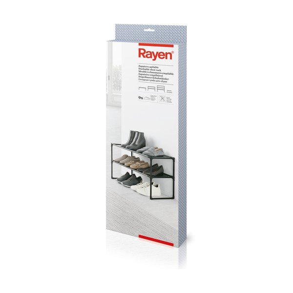 Szürke fém cipőtartó állvány – Rayen-image-4