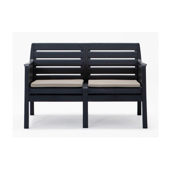 Antracitszürke négyszemélyes kerti lounge szett Lara – Floriane Garden-image-2