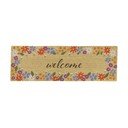 Kókuszrost lábtörlő 40x120 cm Welcome Floral – Artsy Doormats
