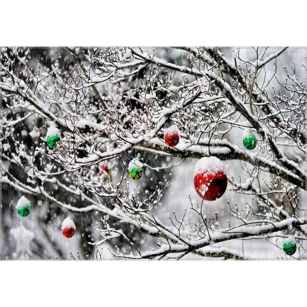 Christmas Period Outside Balls szőnyeg, 50 x 80 cm - Vitaus
