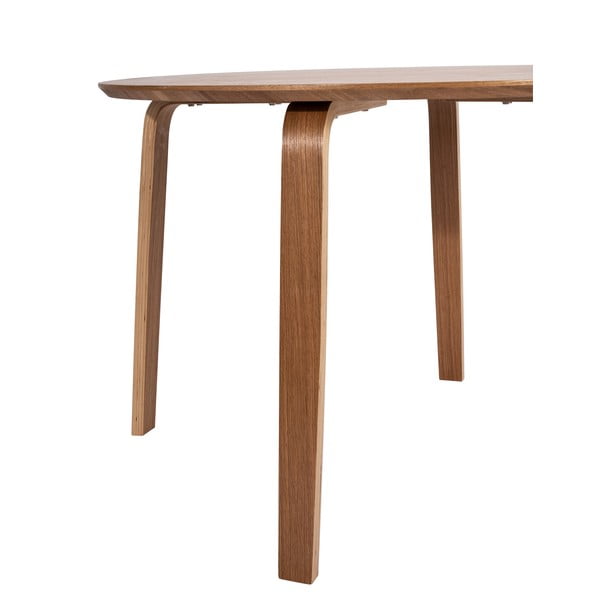 Kerek étkezőasztal tölgyfa dekorral ø 110 cm Lana - Bonami Essentials-image-2