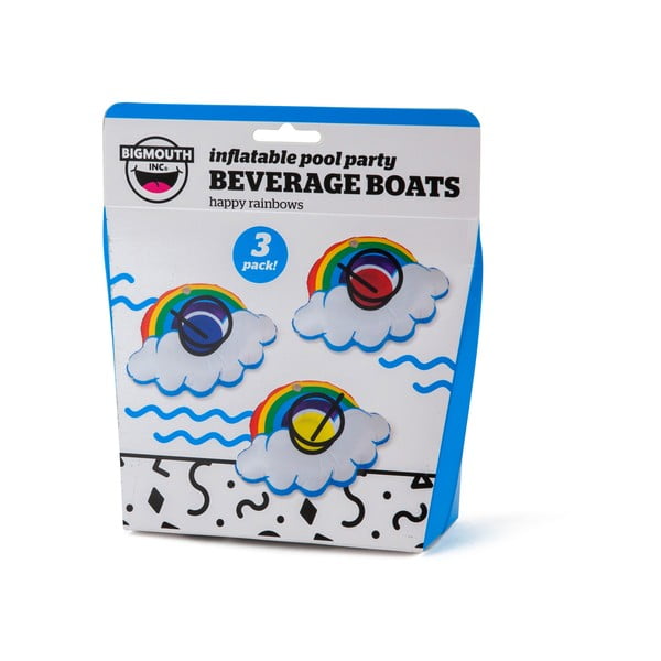 3 db-os, szivárvány formájú, úszó italtartó szett - Big Mouth Inc.-image-2