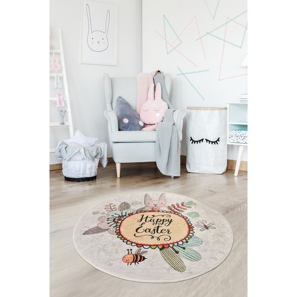 Rabbit csúszásgátlós gyerekszőnyeg, ø 140 cm - Conceptum Hypnose-image-1