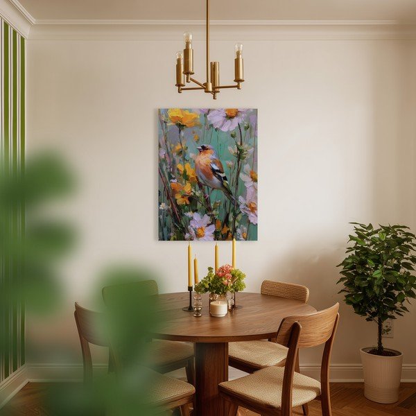 Nyomtatott keretezett kép 60x80 cm Fringilla – Styler-image-2