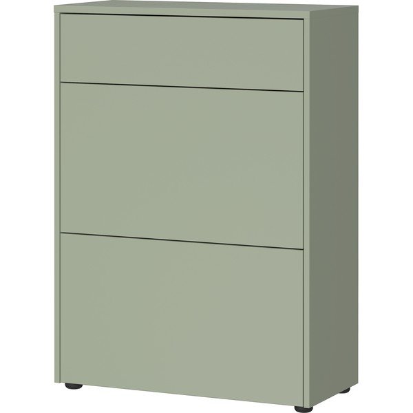 Szürkészöld matt szekrény 70x99x34 cm Binetto – Germania