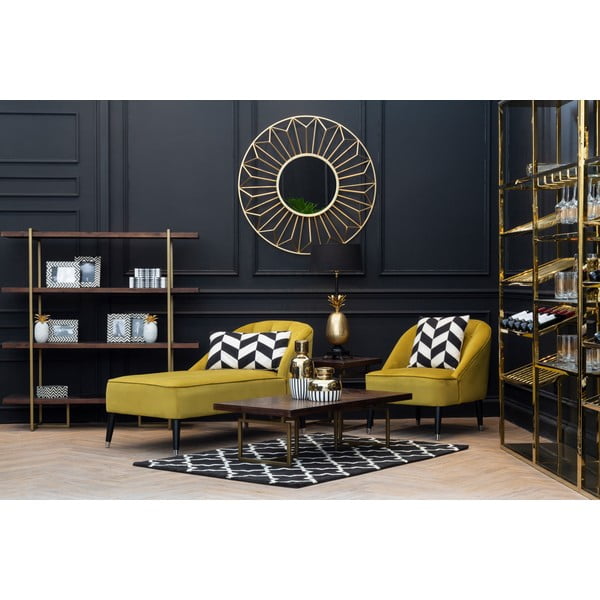 Barna kerek dohányzóasztal 60x120 cm Brando – Premier Housewares-image-1