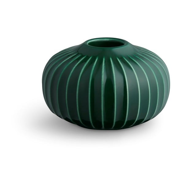 Hammershoi zöld porcelán gyertyatartó, ⌀ 8 cm - Kähler Design