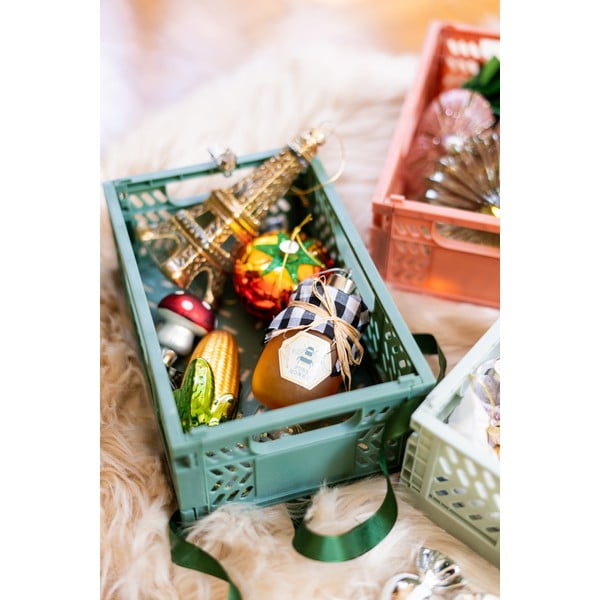 Üveg karácsonyfadísz készlet 4 db-os Mushroom – Sass & Belle-image-3