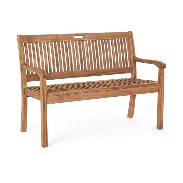 Natúr színű tömörfa kerti pad Noemi – Bizzotto-image-2