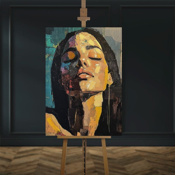 Kép kézzel festett részletekkel 70x100 cm Vivian – Styler-image-4