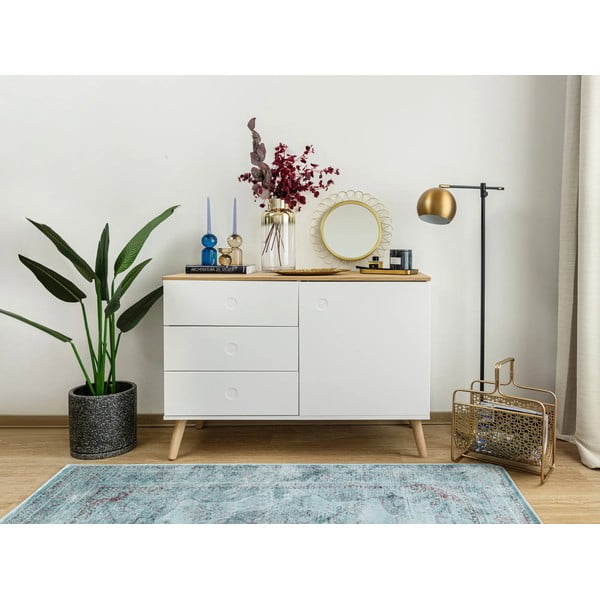 Lara Aqua kék viszkóz szőnyeg, 120 x 170 cm - Universal-image-1