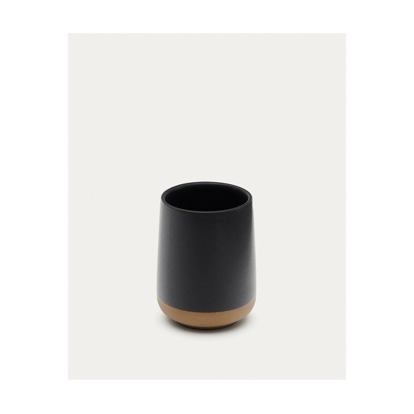 Sötétszürke kerámia fogkefetartó pohár Silma – Kave Home-image-3