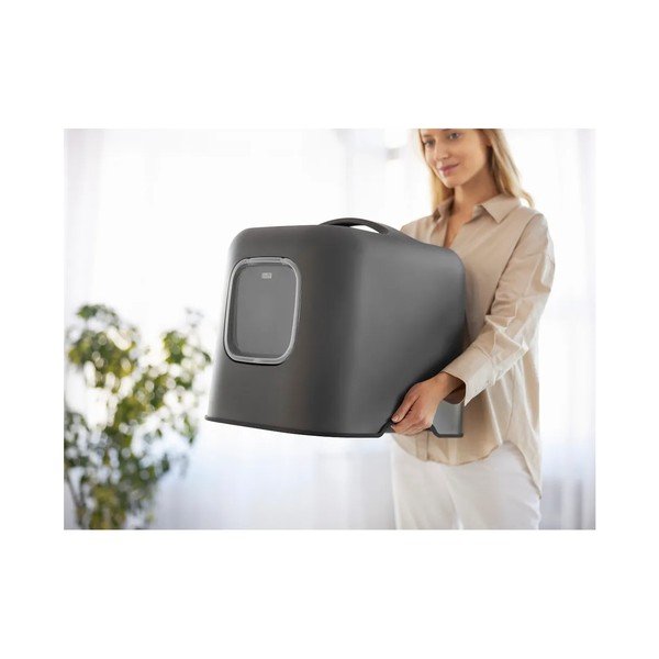 Antracitszürke macskatoalett és lapát szett Biala – Rotho-image-4