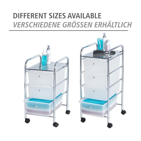 Messina mozgatható, fürdőszobai tároló, 4 fiókkal - Wenko-image-4