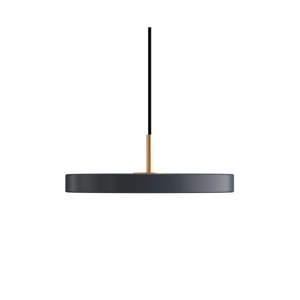 Antracitszürke LED függőlámpa fém búrával ø 31 cm Asteria Mini – UMAGE-image-3