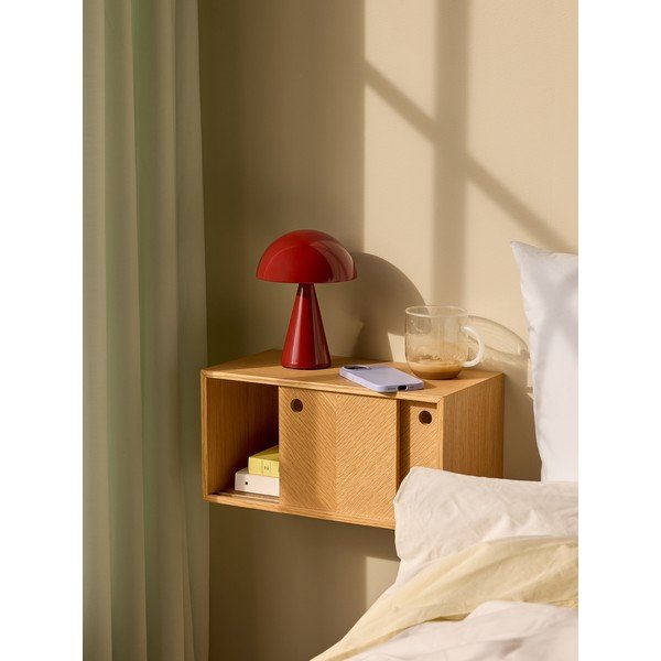 Herringbone tölgyfa fali polc - Hübsch-image-2