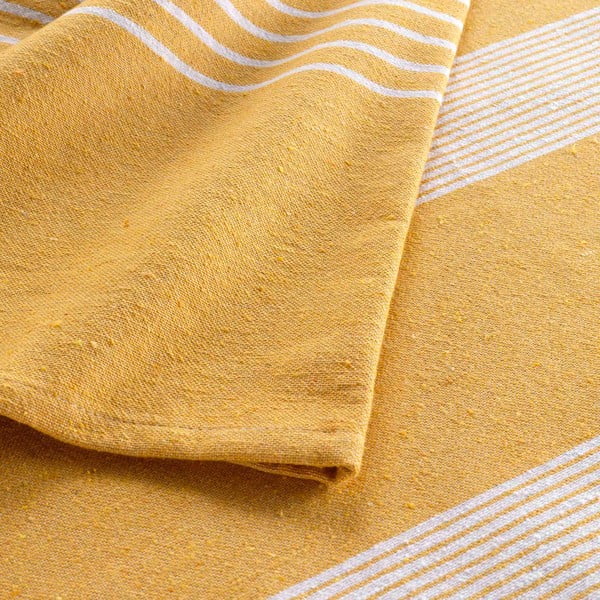 Sárga ágytakaró 220x240 cm Adele – douceur d'intérieur-image-1