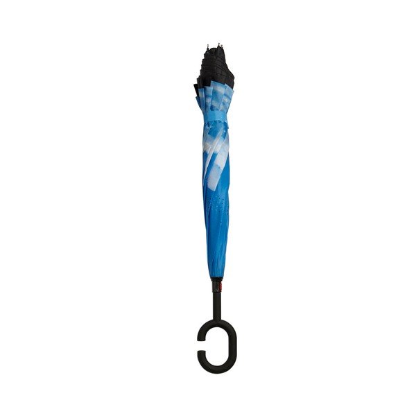 Sky kék-fekete esernyő, ⌀ 110 cm-image-4