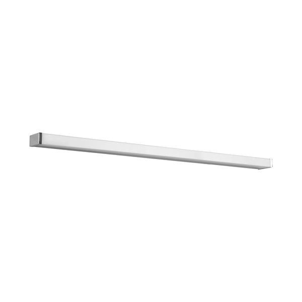 Fényes ezüstszínű LED fali lámpa (hosszúság 120 cm) Fabio – Trio