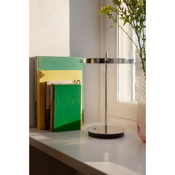 Ezüstszínű LED dimmelhető asztali lámpa fém búrával (magasság 31 cm) Asteria Move – UMAGE-image-4