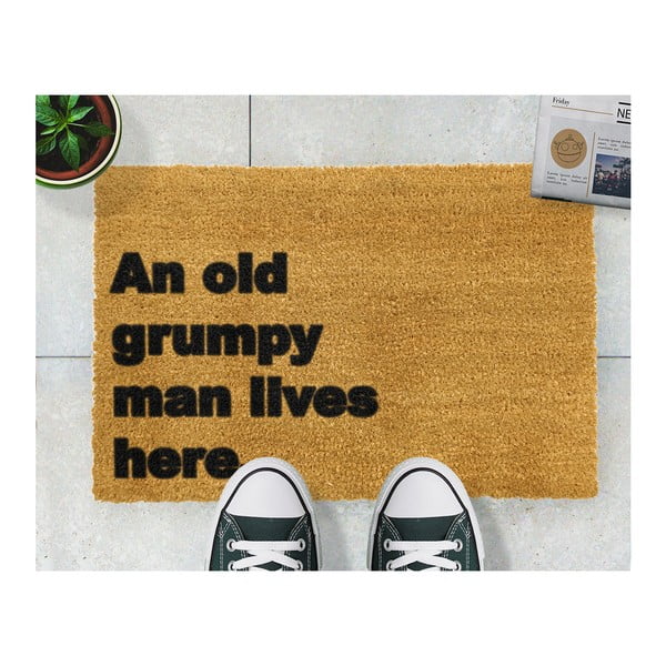 Grumpy Man Lives Here lábtörlő, 40 x 60 cm - Artsy Doormats