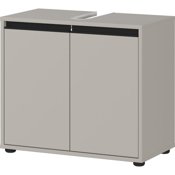 Szürke mosdó alatti szekrény 63x55 cm Lemont – Germania-image-2