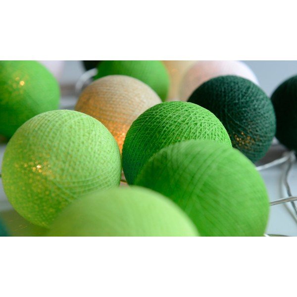 Wasabi fényfüzér, 20 db gömbbel - Irislights-image-1