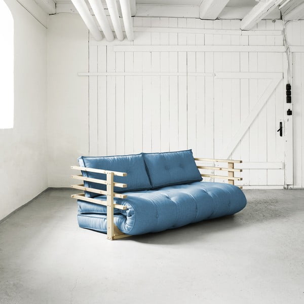 Funk Natural/Horizon Blue kihúzható kanapé - Karup