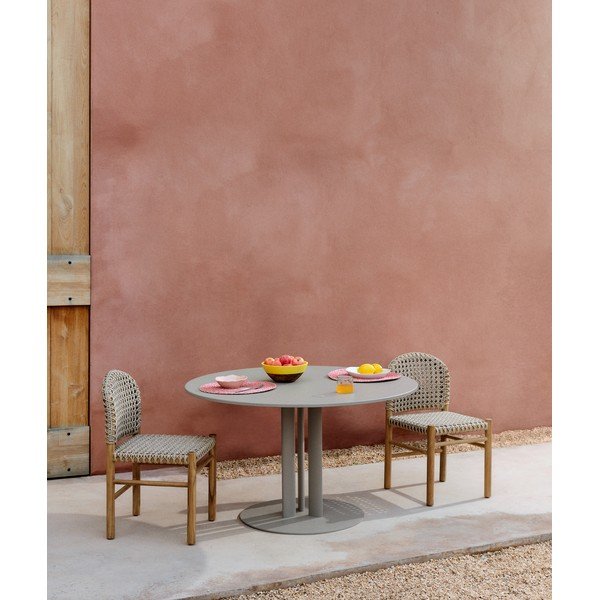 Kerek kerti étkezőasztal ø 120 cm Sedalis – Kave Home-image-1