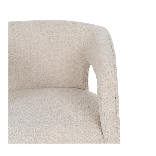 Bézs buklé fotel – Ixia-image-4