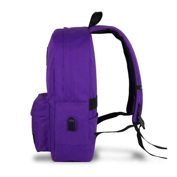SPECTA Smart Bag lila hátizsák USB csatlakozóval - My Valice-image-4