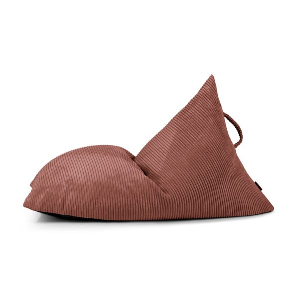 Téglavörös kordbársony gyerek babzsákfotel Razzy – SLOWDOWN