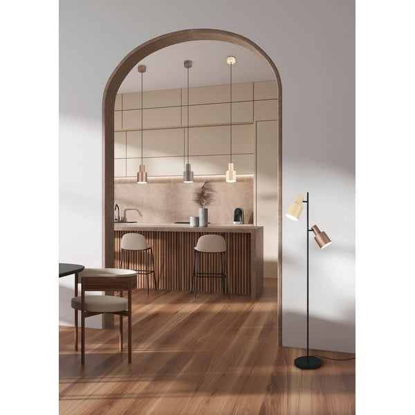 Sárga függőlámpa fém búrával ø 12 cm Agudo – Trio-image-1