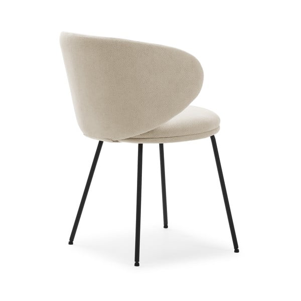 Bézs kárpitozott étkezőfotel szett 2 db-os Rush – Marckeric-image-4