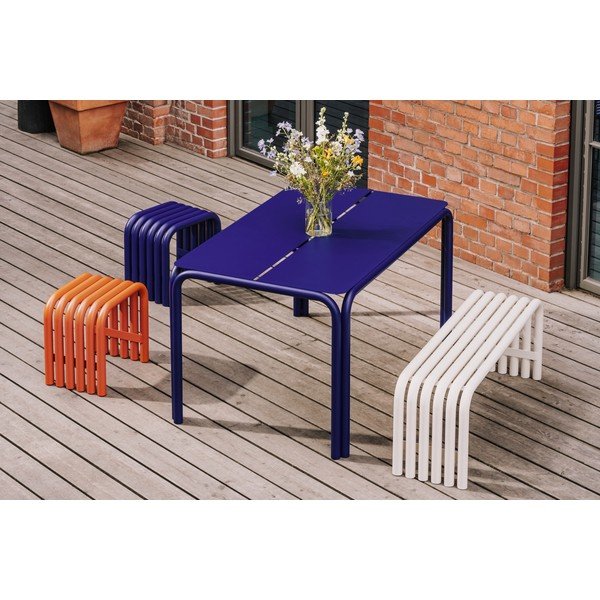 Fém kerti étkezőasztal 84x135 cm Nokk – noo.ma-image-4