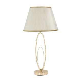 Glam Flush fehér asztali lámpa aranyszínű lámpatesttel - Mauro Ferretti