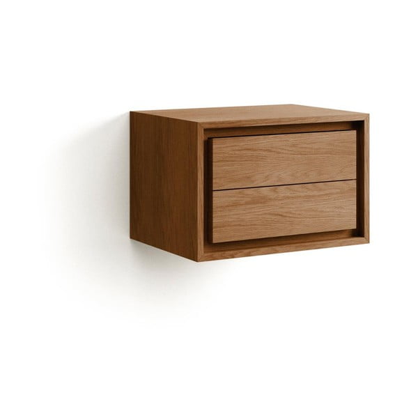 Barna teakfa fali mosdó alatti szekrény 60x40 cm Kenta – Kave Home-image-4