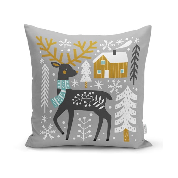 Párnahuzat karácsonyi mintával 43x43 cm – Mila Home