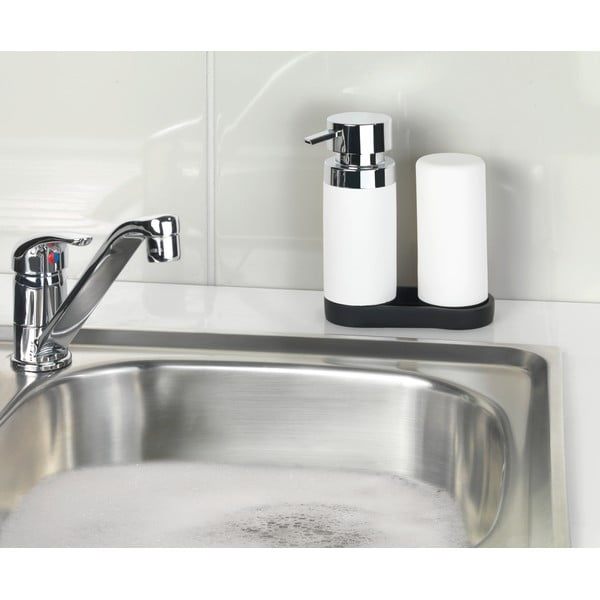 Squeeze 2 db fehér tisztítószer adagoló, alátéttel, 250 ml - Wenko-image-1