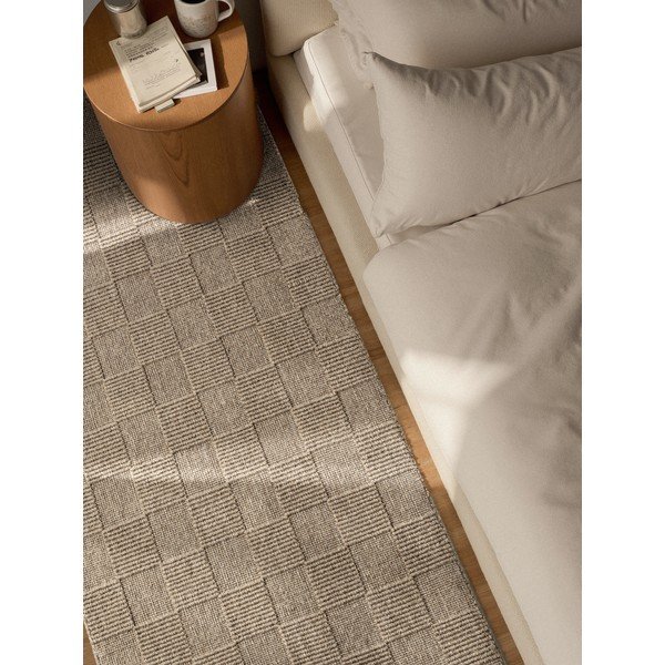 Bézs kézi szövésű gyapjú futószőnyeg 80x200 cm Scala – Villeroy&Boch-image-3