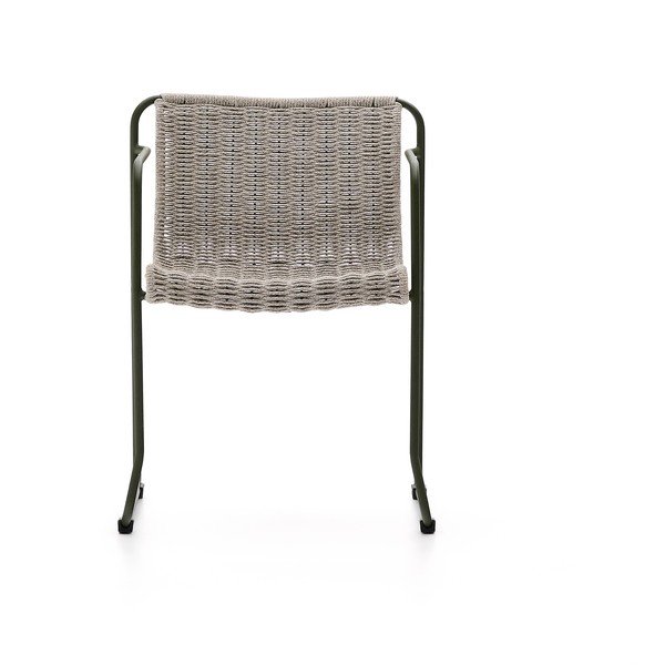 Szürkészöld fém kerti szék Maurina – Kave Home-image-2