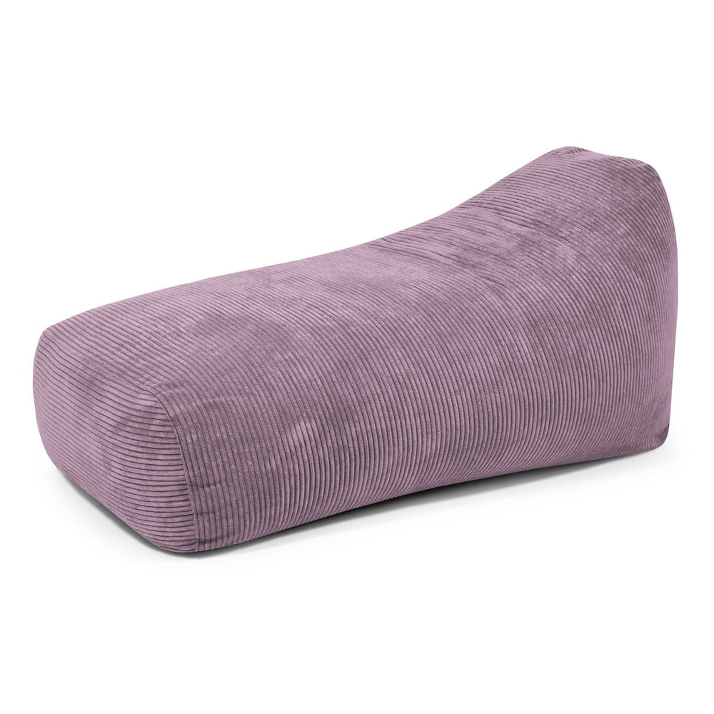 Lila kordbársony babzsákfotel Snug Long 140  SLOWDOWN