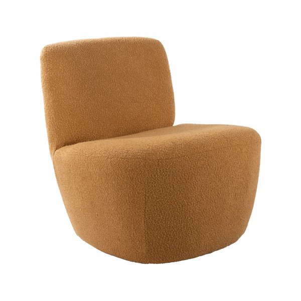 Sárga buklé fotel Ada – Leitmotiv