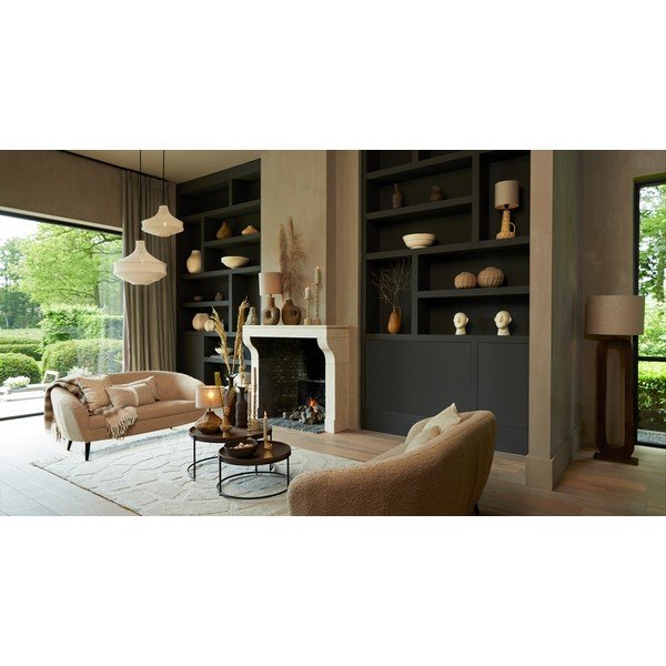 Krémszínű lámpabúra ø 50 cm Viggo – Light & Living-image-3