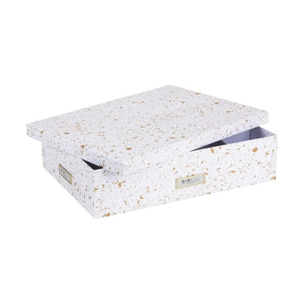 Jakob aranyszínű-fehér rekeszes doboz - Bigso Box of Sweden-image-3